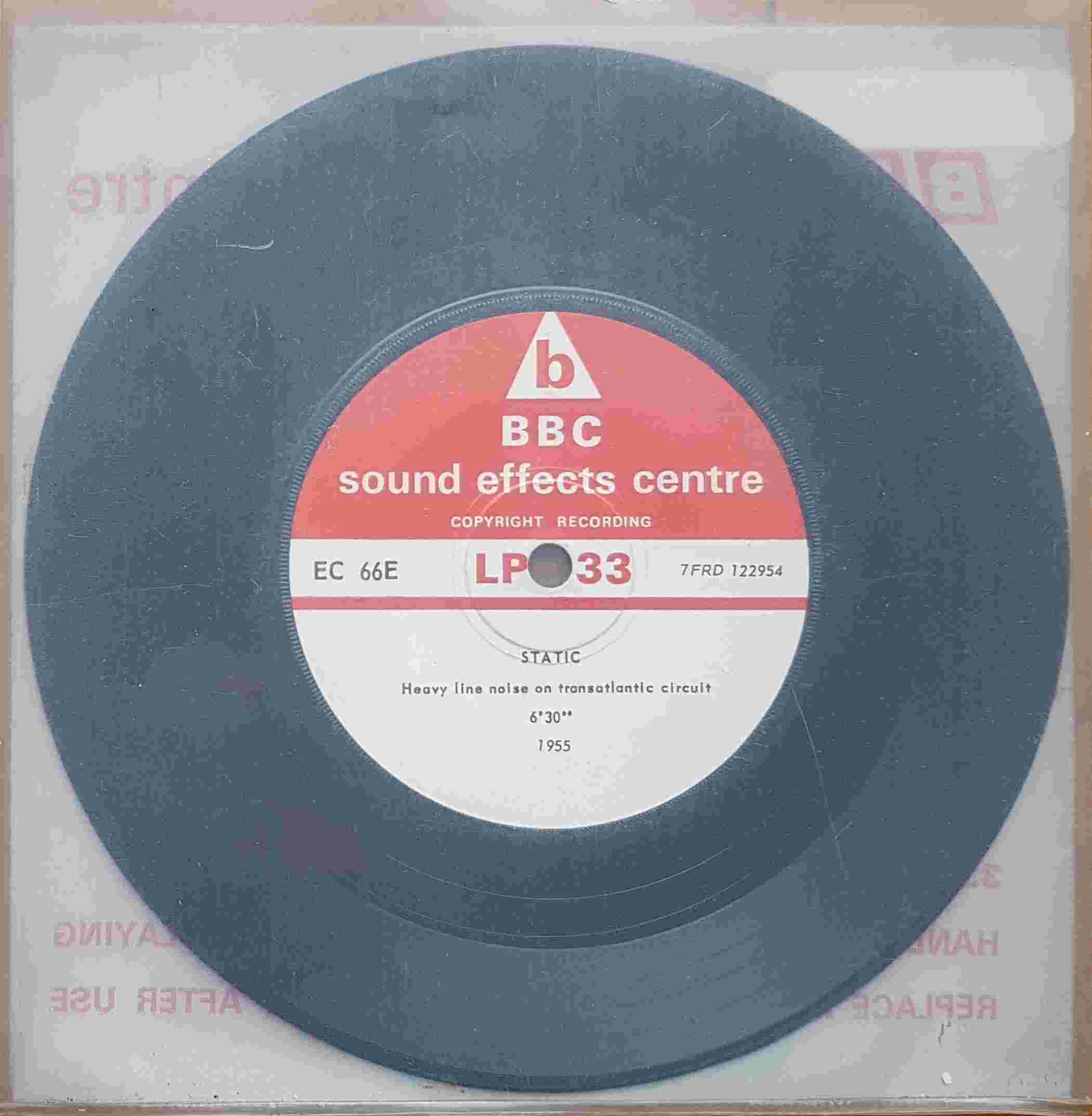 Picture of EC 66E Static by artist Not registered from the BBC records and Tapes library